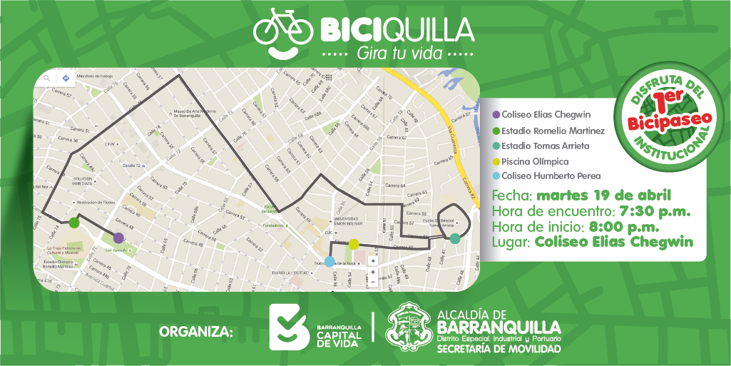 Este martes, primera ‘Biciquilla’, para celebrar el día mundial de la bicicleta