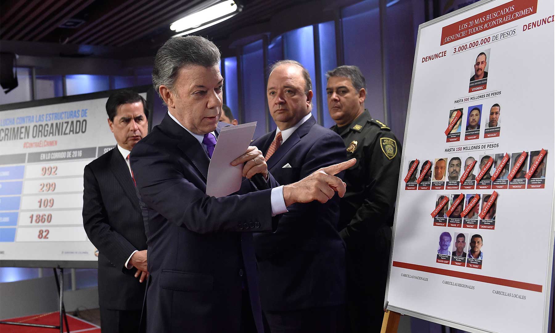 En la última semana fueron abatidos y capturados 67 miembros de las organizaciones criminales