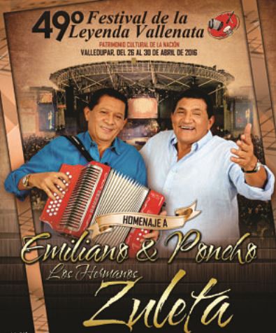 El Festival de la Leyenda Vallenata, en su 49 versión rinde homenaje a los hermanos Zuleta