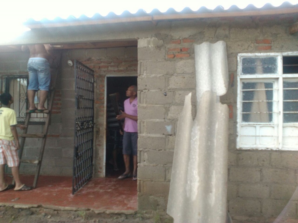 Casa afectada Sabanalarga