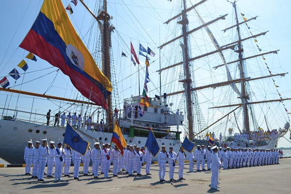 El Buque Escuela ARC “Gloria” regresa a Barranquilla