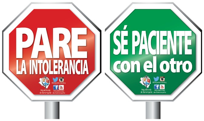 La Iglesia Católica hace un llamado de ‘PARE La Intolerancia en Barranquilla y el Atlántico’
