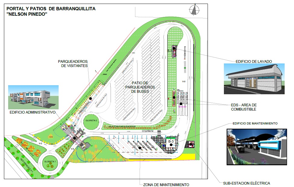 Este mes estarían terminadas las obras en la estación Barranquillita de Transmetro