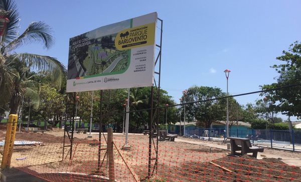 A buen ritmo avanzan obras de recuperación del Parque de Barlovento