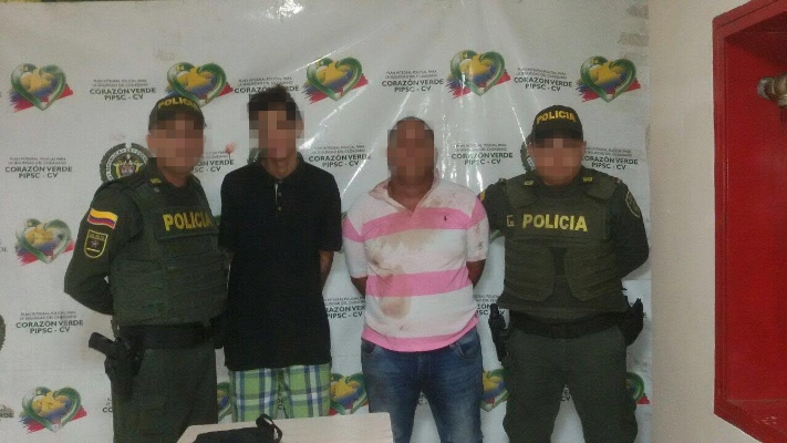 2 capturados por atracar a una mujer en el norte