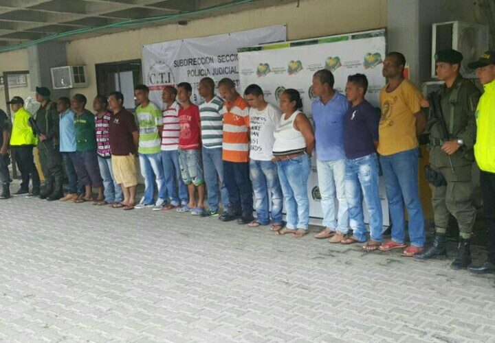 Desmantelada organización delincuencial dedicada al robo de hidrocarburos, comercialización de armas y hurto de vehículos