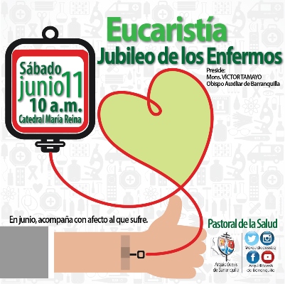 Enfermos celebran su jubileo con una Eucaristía en la Catedral