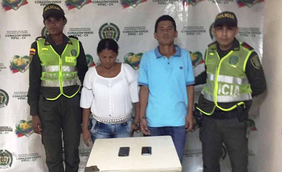 Capturada pareja de asaltantes en Puerto Colombia