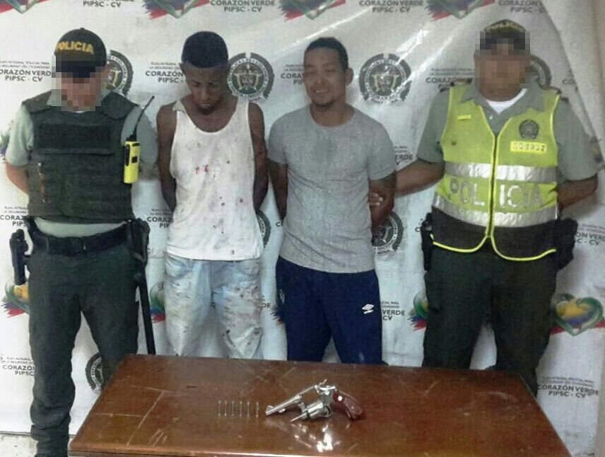 2 capturados por hurto a ciudadana en el barrio Calamarí