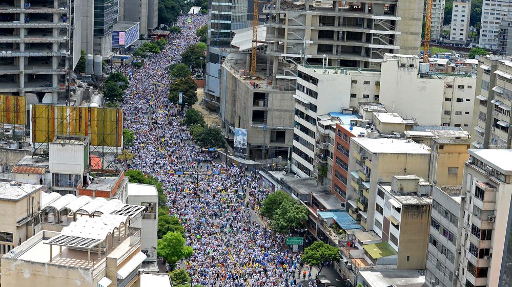 Toma de Caracas: más de un millón de venezolanos marcharon contra Nicolás Maduro