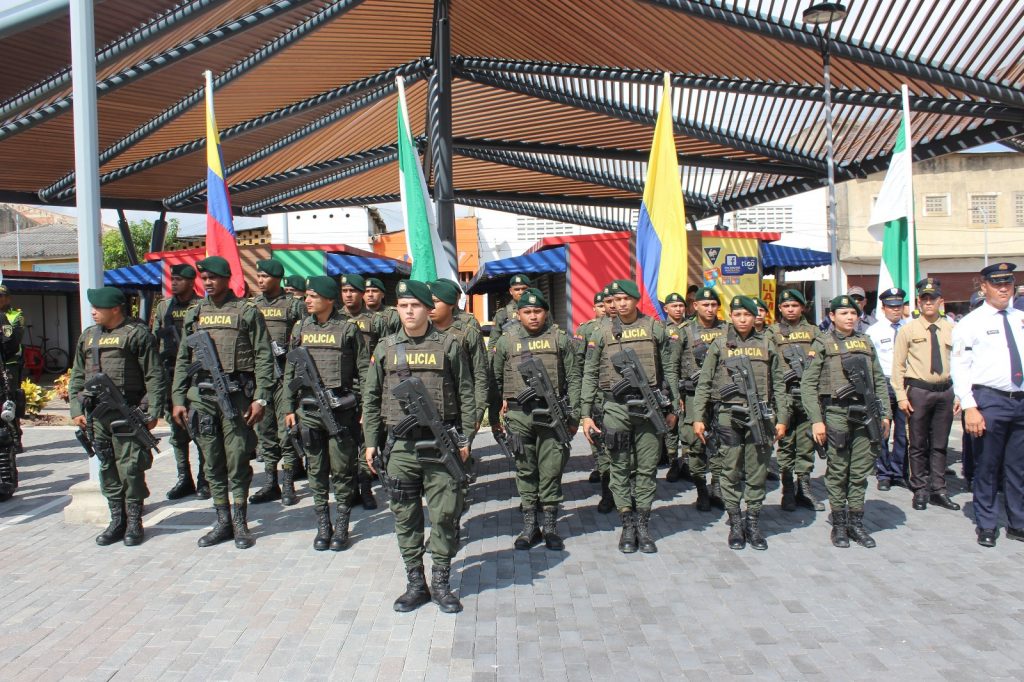 Plan seguridad policías Barranquilla 