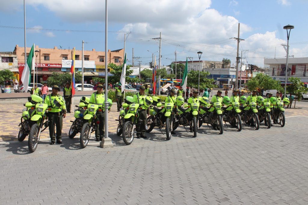 Plan seguridad policías Barranquilla 