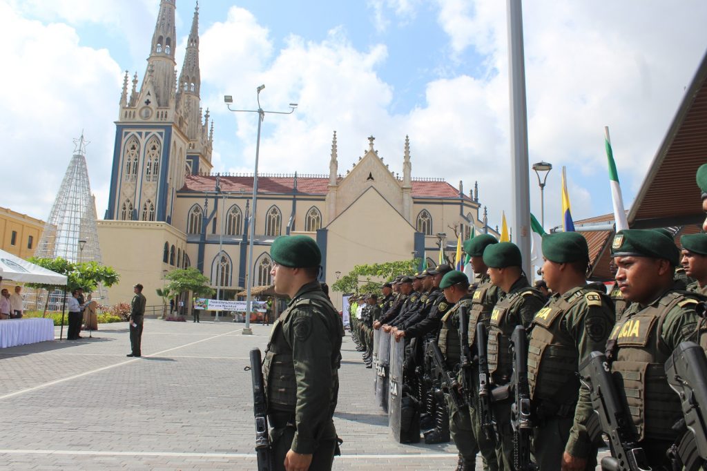 Plan seguridad policías Barranquilla 