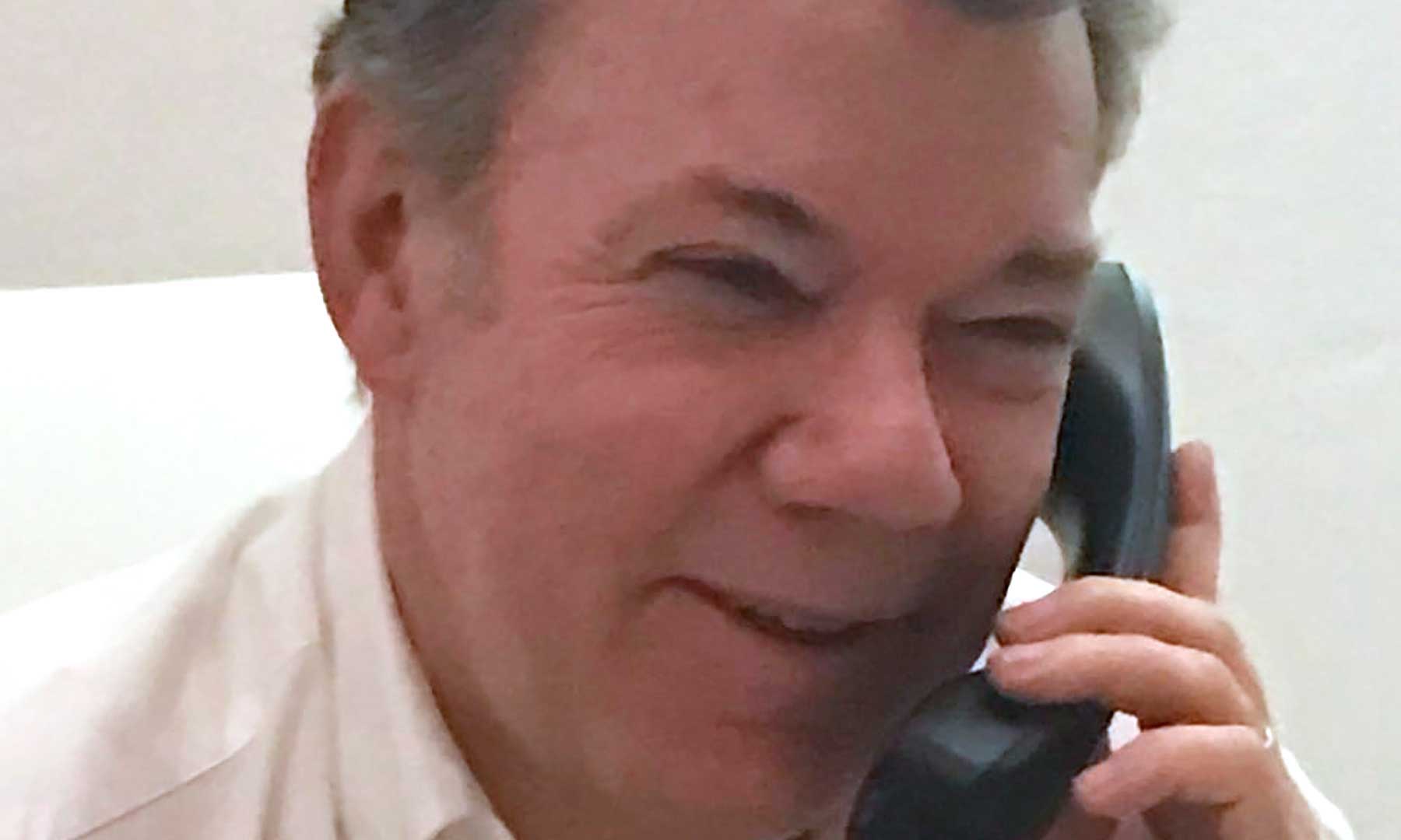 Trump expresó su interés en reunirse con Santos en la Casa Blanca