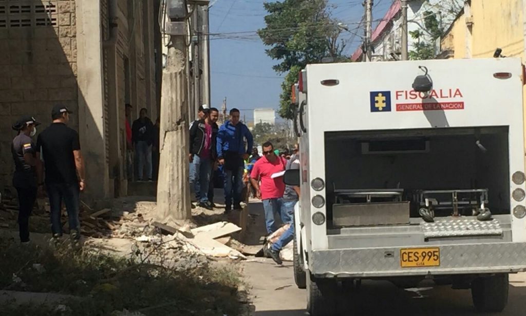 Cuerpo en el barrio abajo