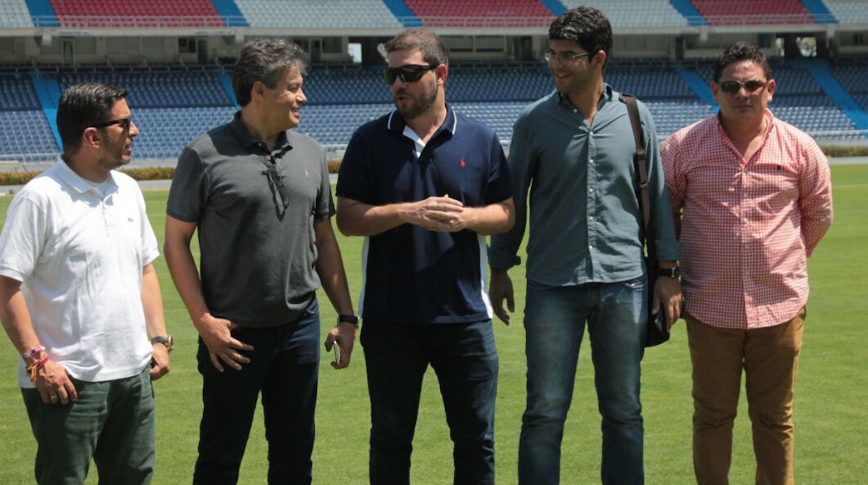 Enviados de la Federación Brasileña de Fútbol visitaron el estadio Metropolitano en Barranquilla