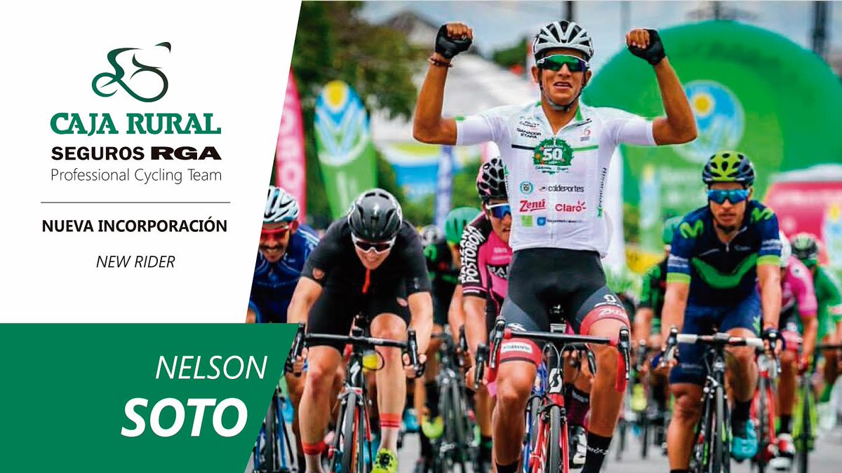 El ciclista barranquillero Nelson Soto firma contrato con el equipo español Caja Rural