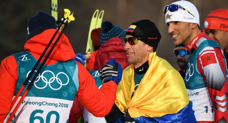 El colombiano Sebastián Uprimny debutó en los Juego Olímpicos de Invierno