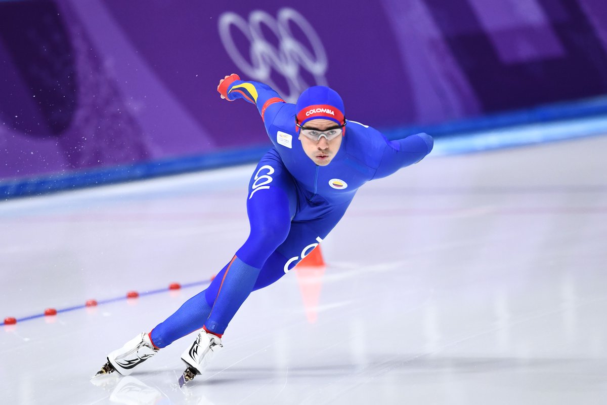 El patinador colombiano Pedro Causil se ubicó en la posición 20 de la prueba de 500 metros en PyeongChang