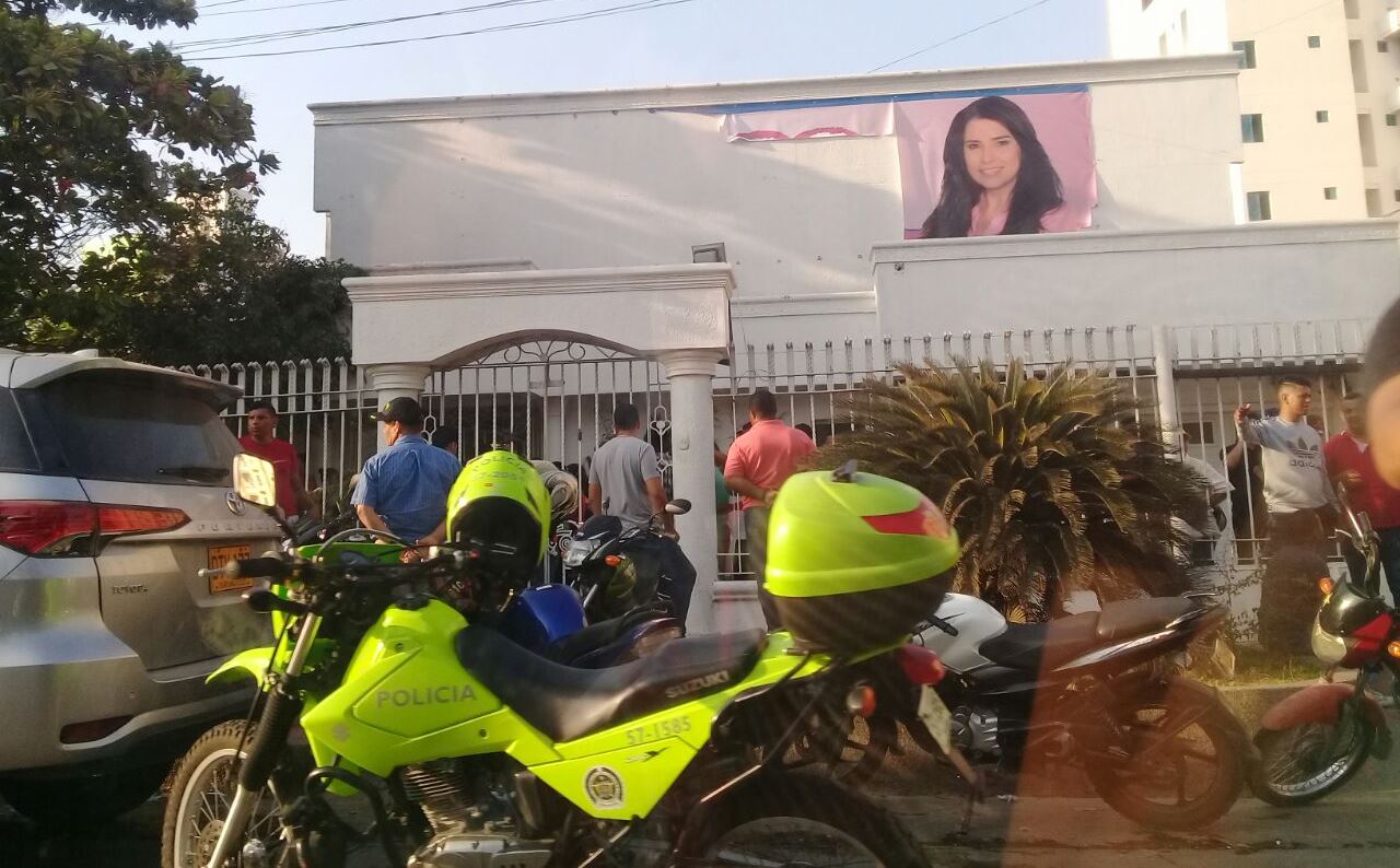 Por presunta compra de votos, la Sijín realiza allanamiento en comando político de Aida Merlano