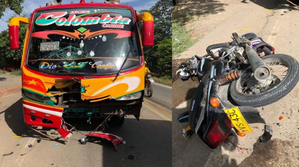 Un joven muerto y su compañera herida deja accidente de moto en la ...