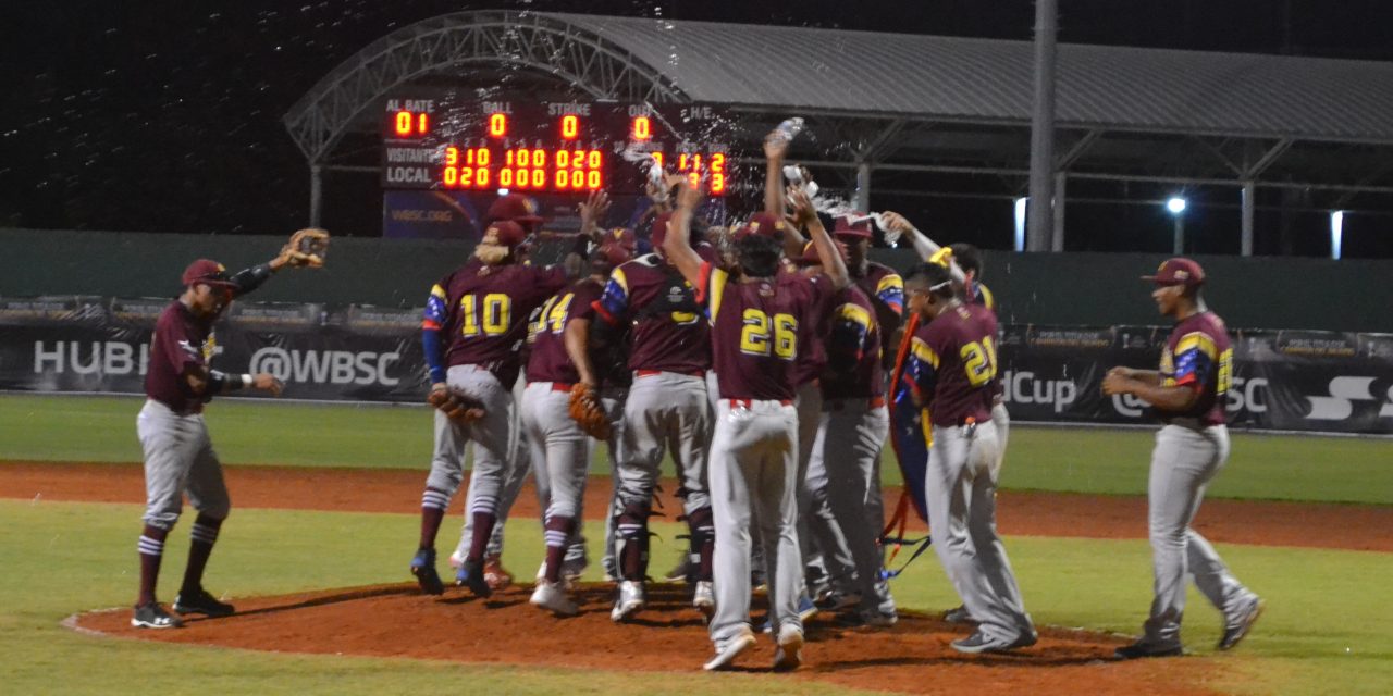 Equipo de Venezuela a la Super Ronda en el Mundial de Béisbol Sub 23 ...