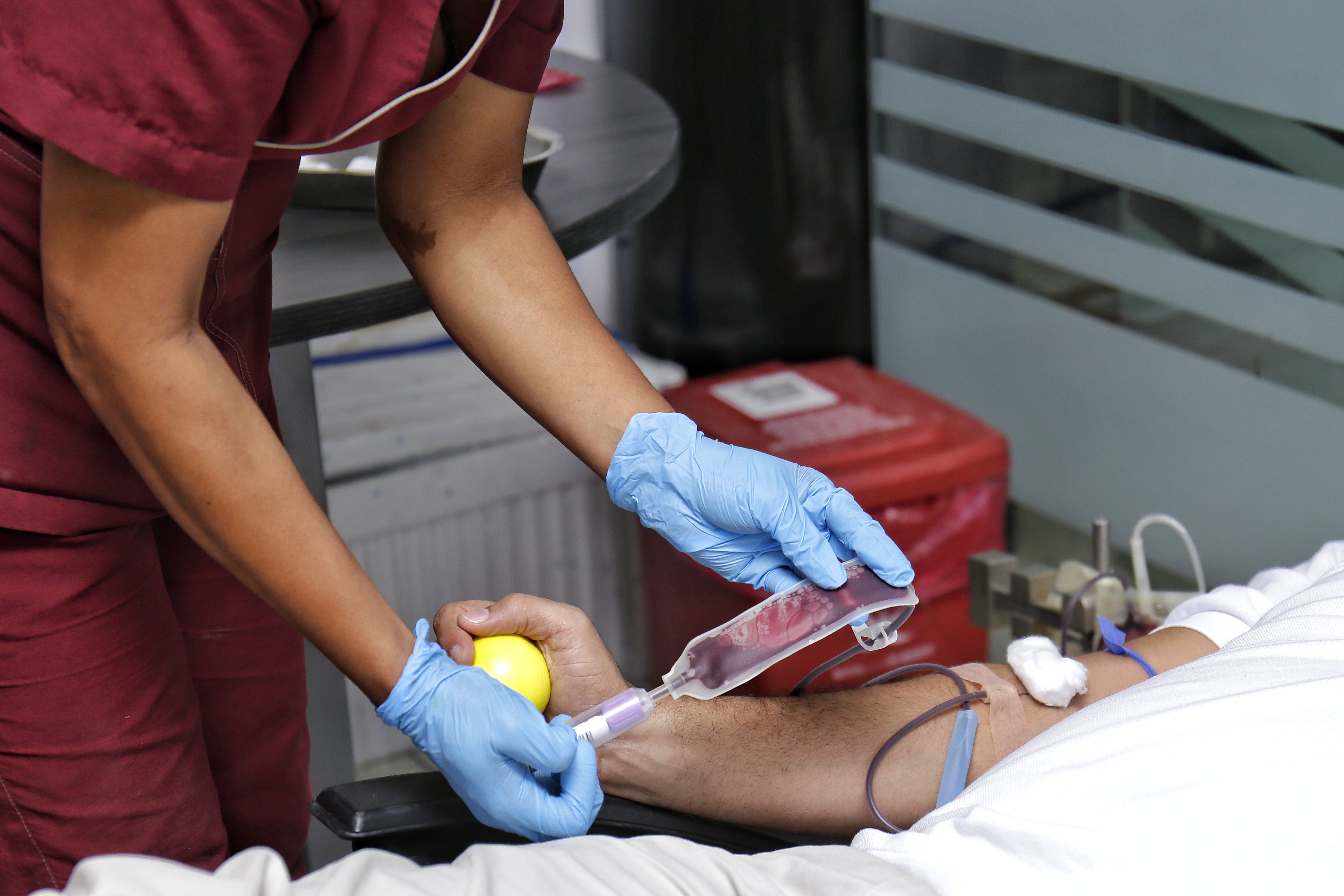 Tránsito del Atlántico dona sangre para salvar vidas