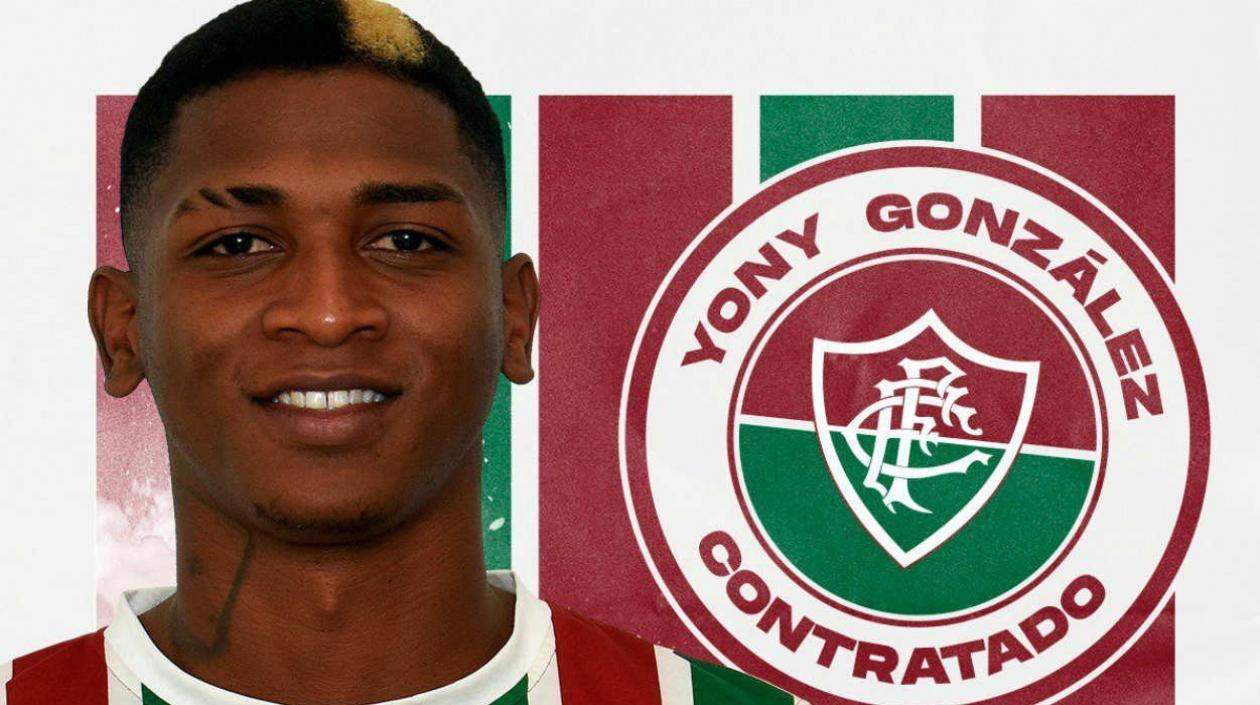 Yony Yony González fue anunciado oficialmente por el Fluminense de Brasil ...