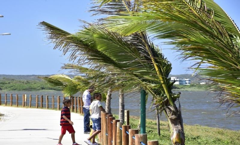 Dimar informa que se esperan fuertes vientos en la Costa Caribe durante las próximas 48 horas