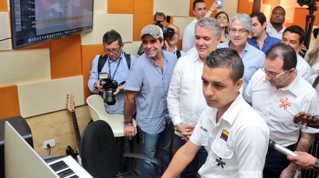 Presidente Duque inauguró el primer gran centro del Sena para formación en Industrias Creativas