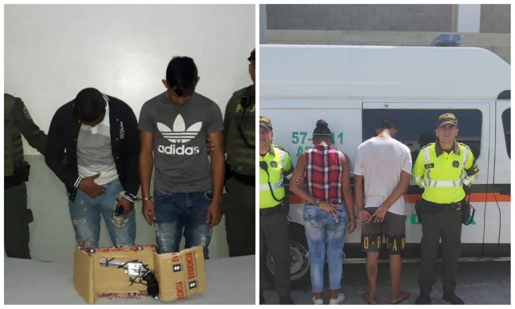 Tres presuntos atracadores capturados y un menor aprehendido en el ...
