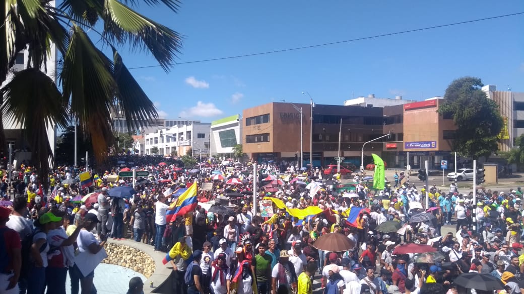 Barranquilla, ejemplo de autocontrol en marchas: Policía