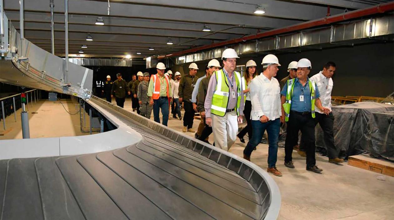 Presidente Duque inspeccionó avance de obras en el Ernesto Cortissoz