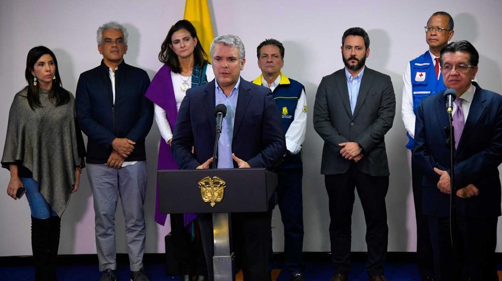 El país no se dejará llevar por el pánico ni por noticias falsas ni con la idea de paralizar a nuestra Nación: Duque