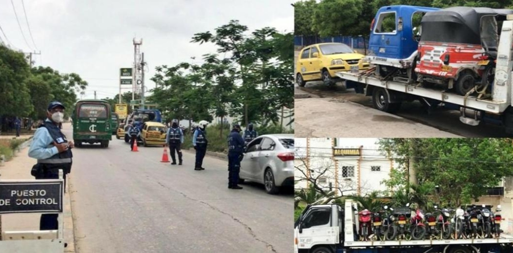 Tránsito de Soledad reporta 83 vehículos inmovizados por violación a restricciones contra el COVID-19