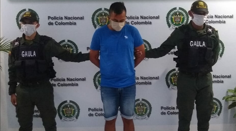 En flagrancia fue capturado sujeto cuando cobraba dinero producto de la extorsión