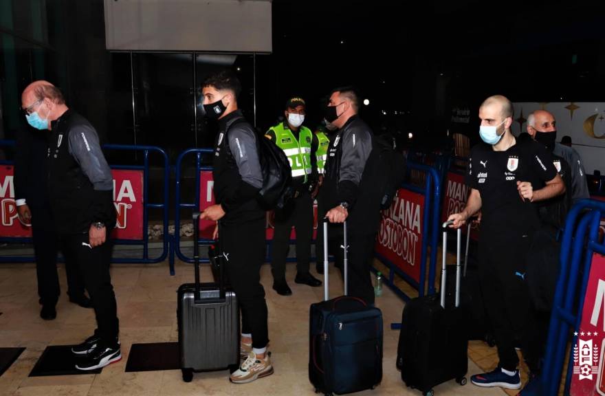 Parte de la delegación de Uruguay ya está en Barranquilla