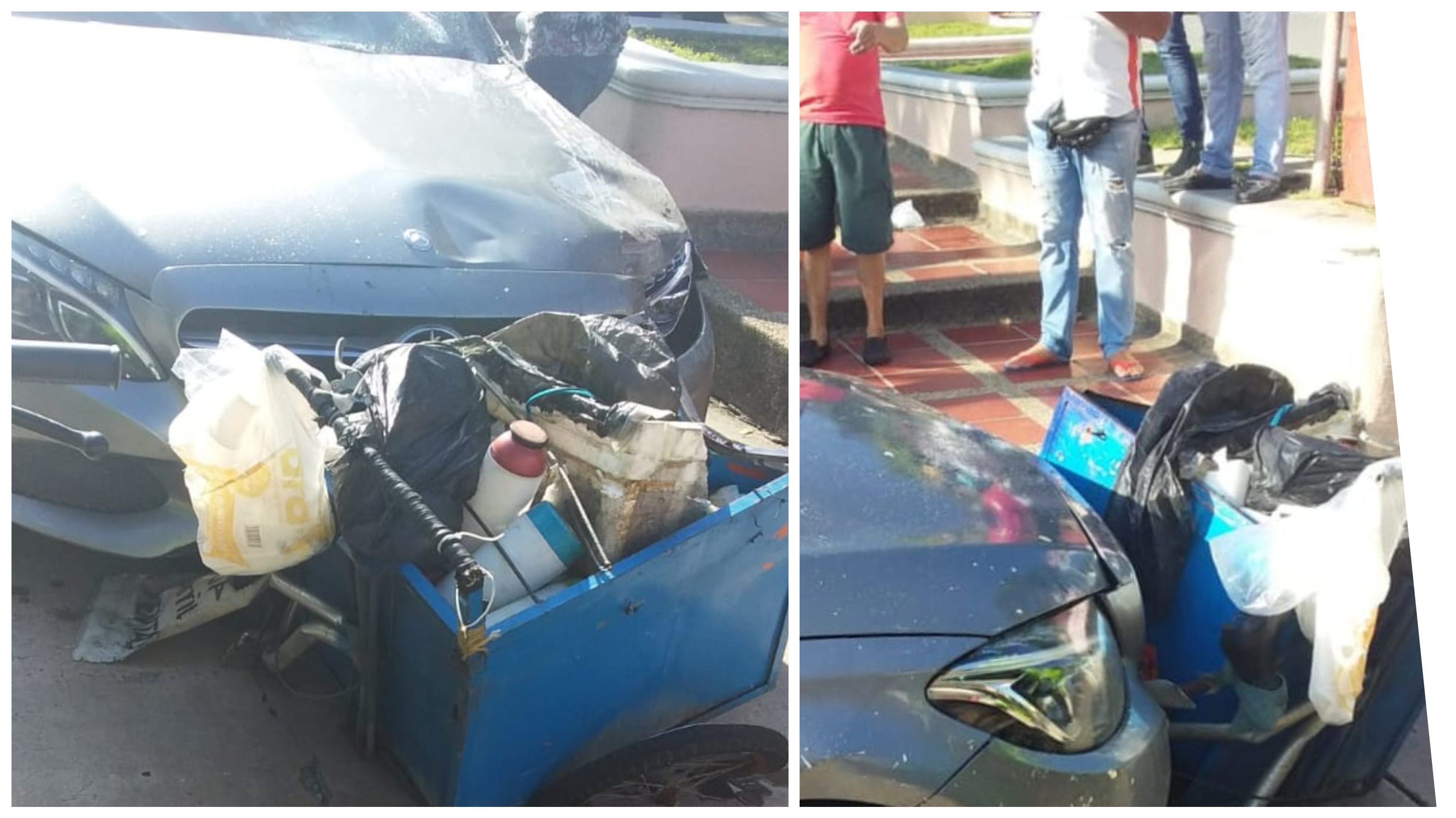 Conductor fue capturado tras arrollar a vendedor de tintos y darse a la huida