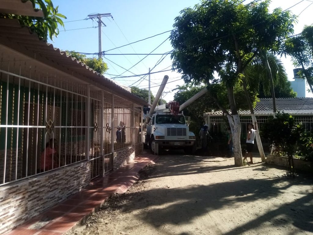 Avanzan obras de mejora eléctrica en el barrio El Concord de Malambo ...