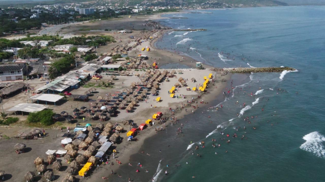 Más de 20 mil personas visitaron las playas de Puerto Colombia durante el puente festivo
