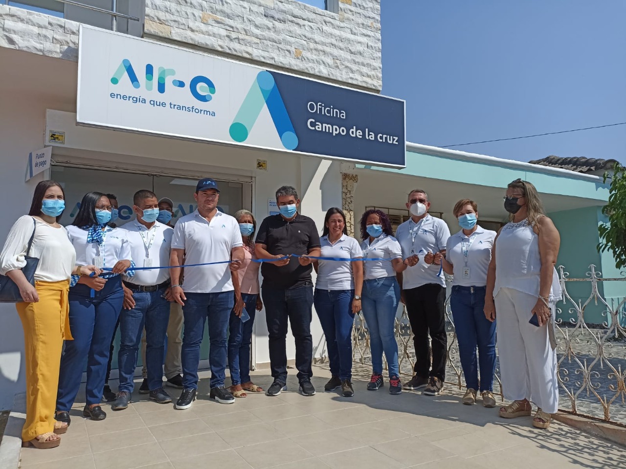 Inauguran oficina comercial de Air-e en el municipio de Campo de la Cruz