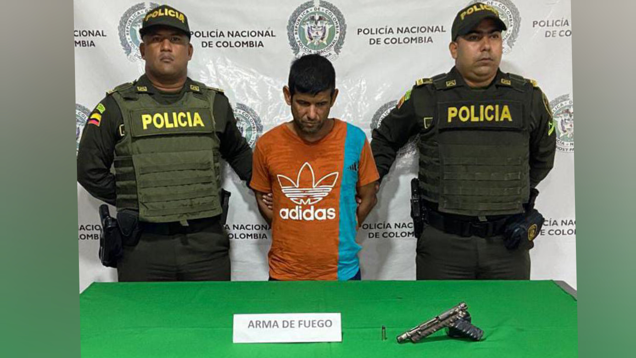 Un capturado al ser sorprendido portando un arma de fuego en trocha de ...