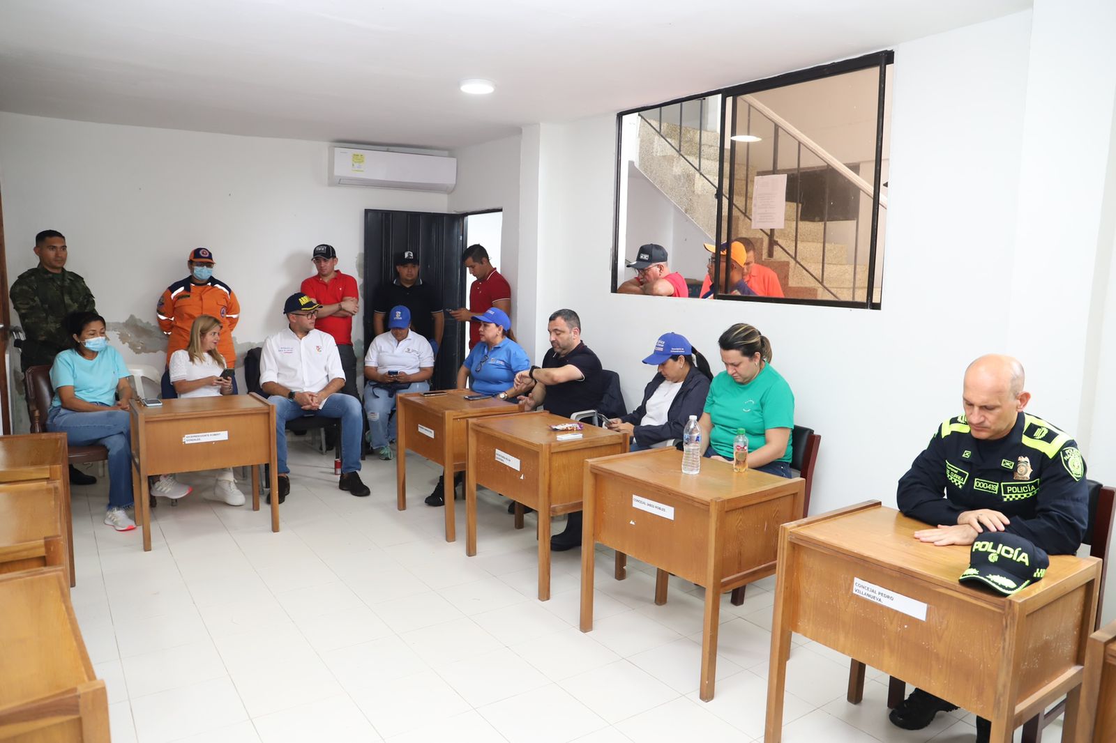 Gobernadora Elsa Noguera instaló el Comité Departamental del Riesgo en Piojó