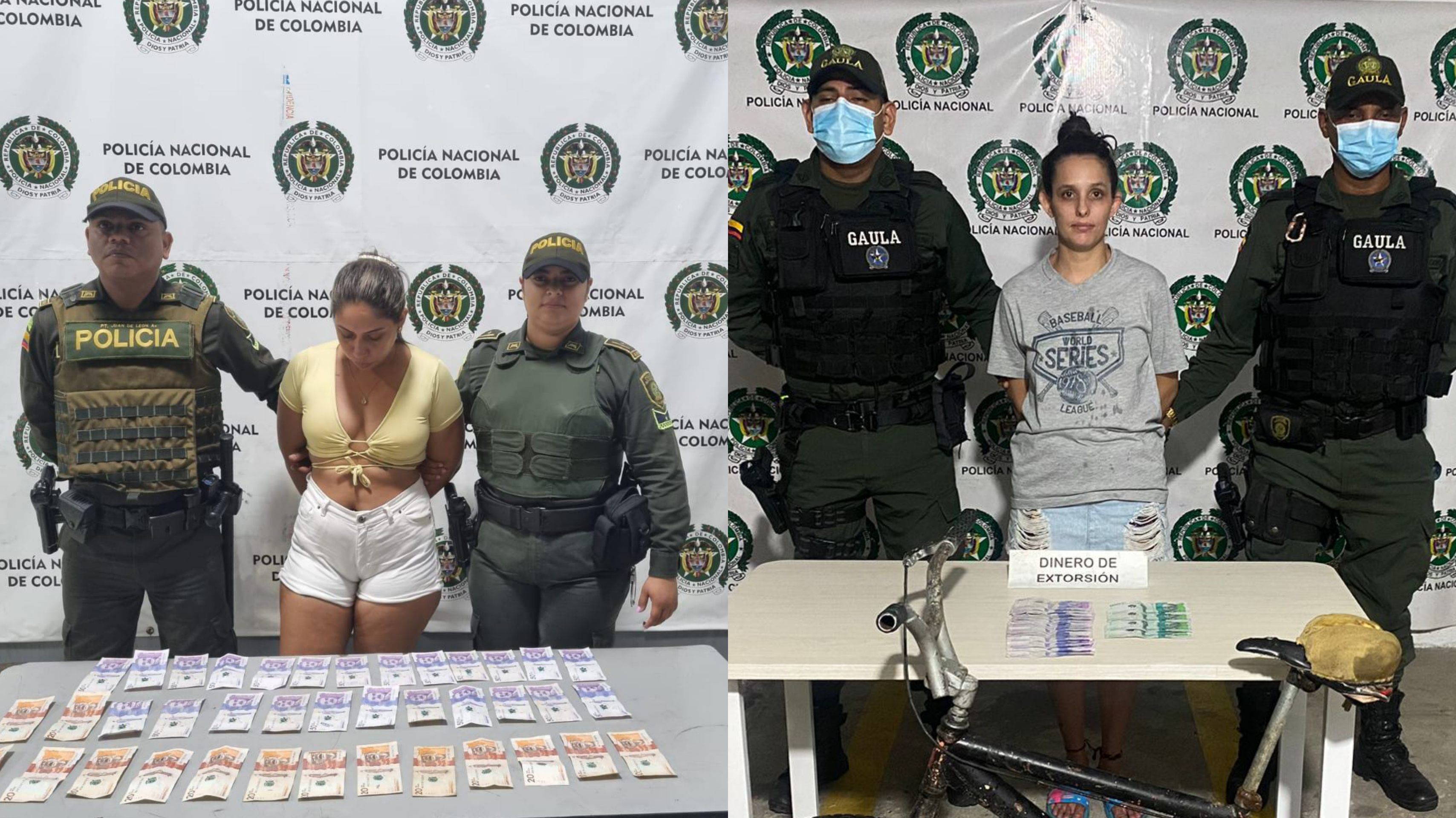 Capturan a dos presuntas extorsionistas en Barranquilla y Soledad ...