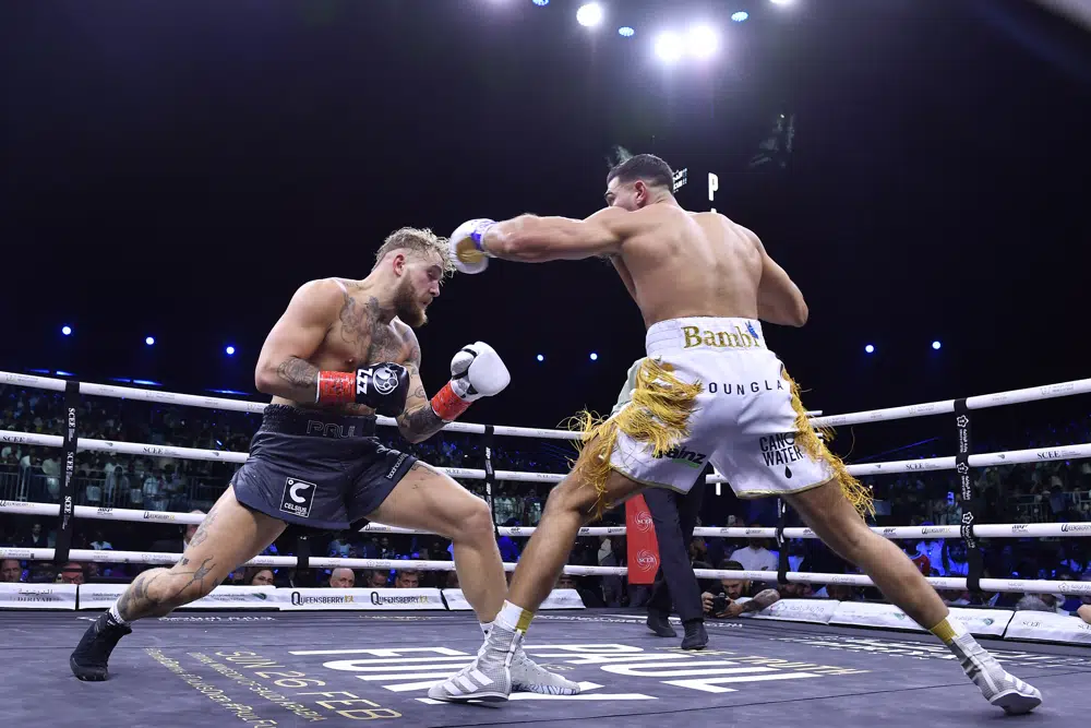 Jake Paul sufre primera derrota por decisión ante Tommy Fury