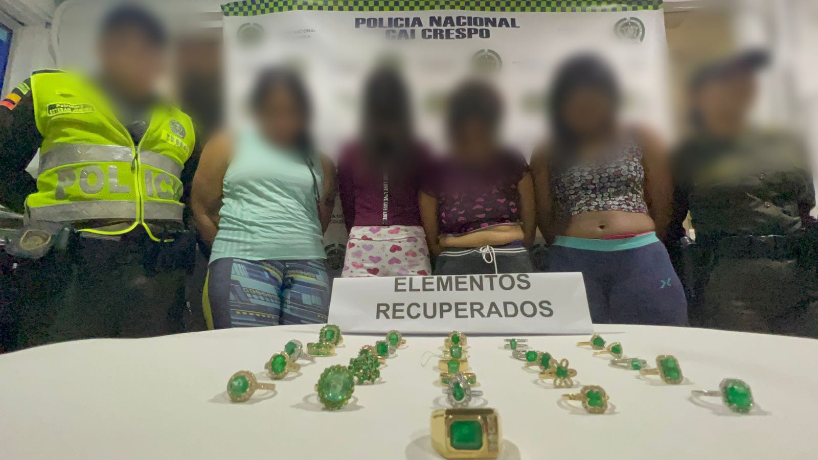 Cae banda de venezolanas que cometió millonario robo en una joyería del Centro Histórico de Cartagena