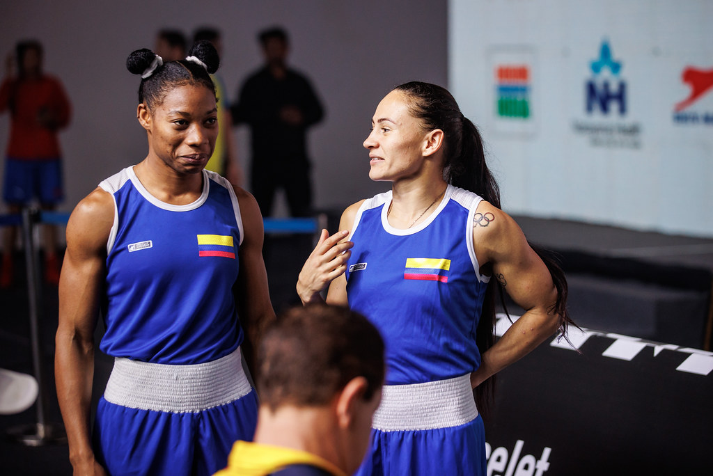 Angie Valdez y Yeni Arias, medallas de plata en el Mundial Femenino de Nueva Delhi, India
