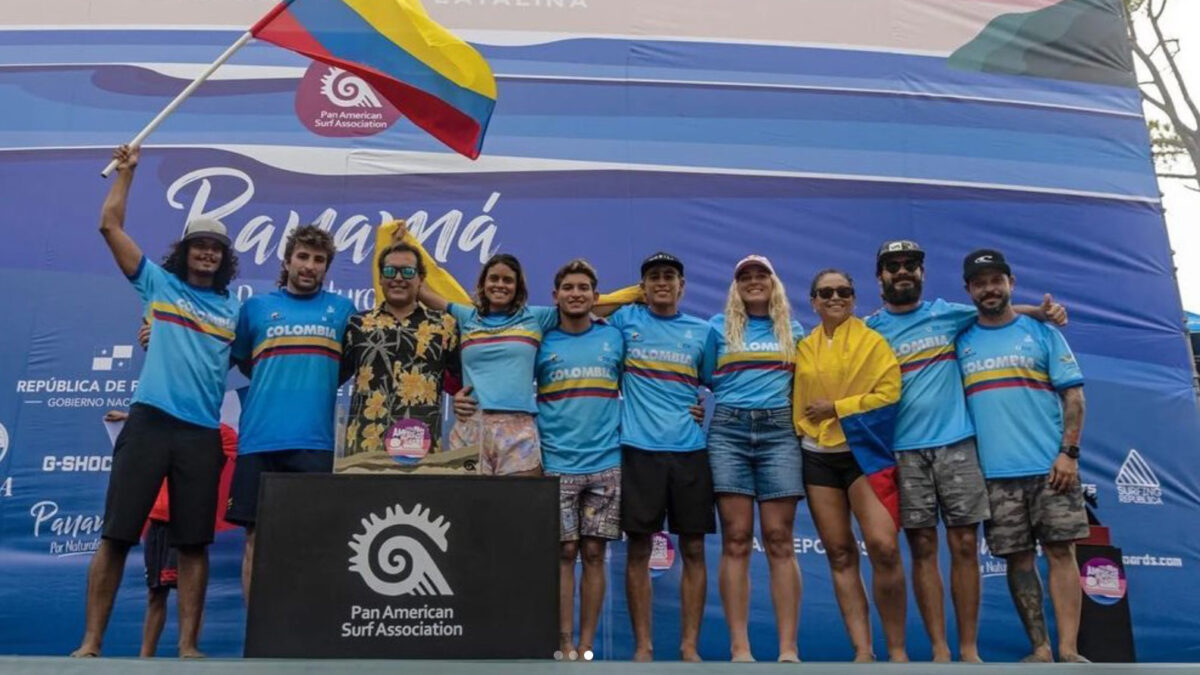 Selección Colombia participó en el Panamericano de Surf, en Panamá