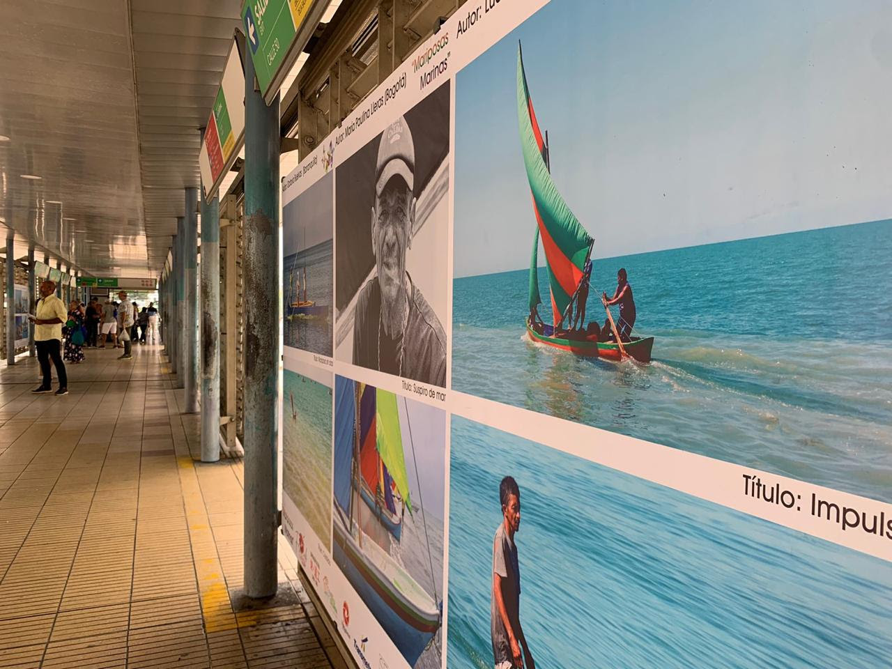 Estación La Catedral de Transmetro se convierte en galería fotográfica