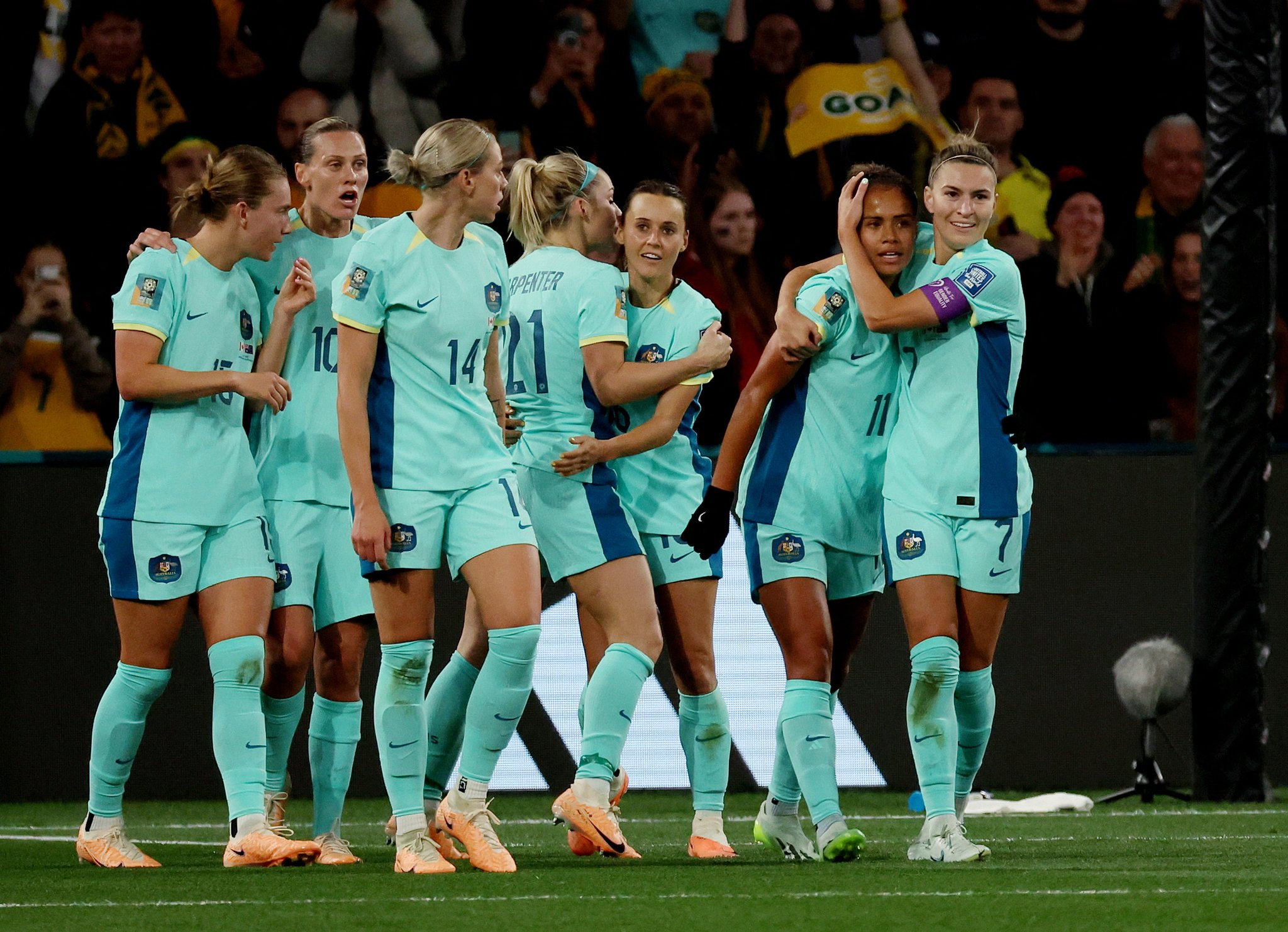 Australia se mete en octavos de final y elimina a la campeona olímpica en el Mundial Femenino de Fútbol